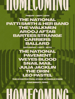 The National's HOMECOMING FESTIVAL Returns To Cincinnati This September Image