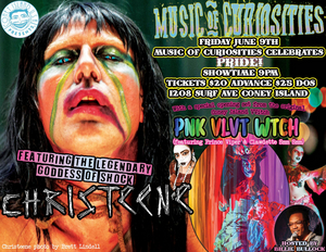 Music Of Curiosities Celebrates PRIDE With The Legendary Goddess Of Shock CHRISTEENE  Image