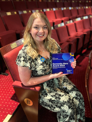 Grand Theatre's Remy Lloyd Wins at the Alzheimer's Society Dementia Hero Awards 