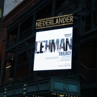 Up on the Marquee: THE LEHMAN TRILOGY Photo