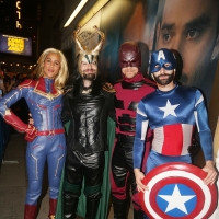 Photo Flash: BETRAYAL Cast Plays Marvel Swap for Halloween!