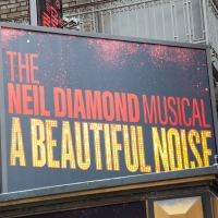 Up on the Marquee: A BEAUTIFUL NOISE Photo