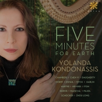 Harpist Yolanda Kondonassis Releases New Album FIVE MINUTES For Earth Video