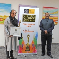 Wasifuddin Dagar honored With WUD Critics' Choice Award Photo