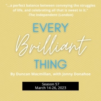 EVERY BRILLIANT THING Comes to New Stage Theatre in March 2023 Photo