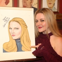 Photos: Jennifer Simard Receives Her Portrait at Sardi's