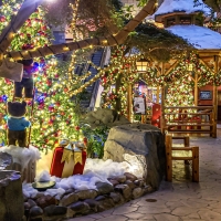 Mystic Falls Park Spreads Holiday Cheer With The Return Of Its Winter Wonderland Disp Photo