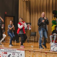 Photos/Video: MJ Cast Celebrates Black History Month with Students at Michelle Obama  Photo