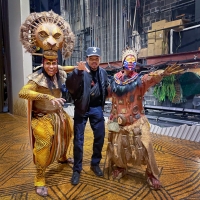 Photo: Chance The Rapper Visits THE LION KING on Broadway Photo