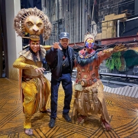 Photo: Chance The Rapper Visits THE LION KING on Broadway