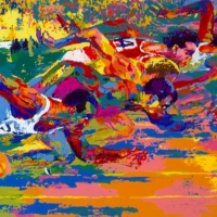 LeRoy Neiman Opens The Brand New U.S. Olympic Museum July 30 Video
