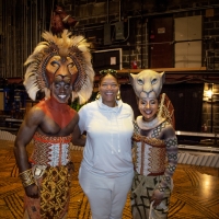 Photo: Queen Latifah Visits THE LION KING on Broadway Photo