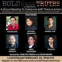 HOLD THESE TRUTHS Live Virtual Reading Will Celebrate AAPI Theatre Artists This Month Photo