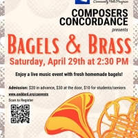 Composers Concordance Presents BAGELS & BRASS This April Photo