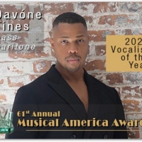  Davóne Tines to be Honored as Vocalist of the Year at the 61st Annual MUSICAL AMERIC Photo