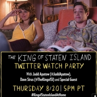 Join Judd Apatow & Dave Sirus for THE KING OF STATEN ISLAND Twitter Watch Party Thurs Photo