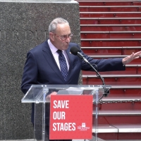 VIDEO: Sen. Chuck Schumer, Laura Benanti & More Gather in Support of Save Our Stages  Video