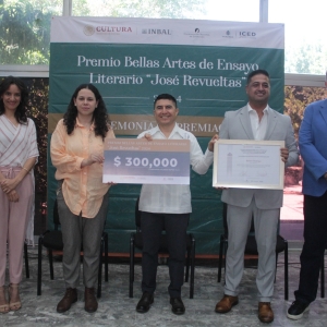 Recibe Balam Rodrigo El Premio Bellas Artes De Ensayo Literario “José Revueltas” 2024 Por Su Obra Kraken