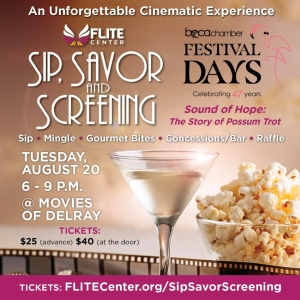 Tickets On Sale for Flite Center's SIP, SAVOR & SCREENING of SOUND OF HOPE: THE STORY OF POSSUM TROT