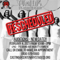 Centenary Stage Company Reschedules Non-Equity Open Call Auditions for World Premiere of TURNING by Darrah Cloud
