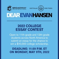 4th Annual DEAR EVAN HANSEN College Essay Contest Announced Photo