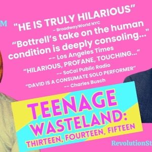 Previews: DAVID DEAN BOTTRELL: TEENAGE WASTELAND at Revolution Stage Company Photo