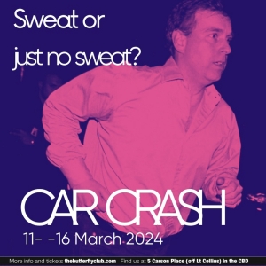 CAR CRASH to Play Melbournes Butterfly Club in March Photo