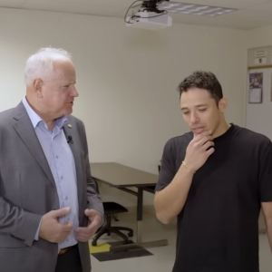 Video: Tim Walz and Anthony Ramos Talk Theater Teachers and HAMILTON in New Campaign Video