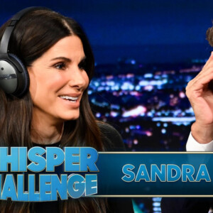 Sandra Bullock Battles Jimmy Fallon in Noise-Canceling WHISPER CHALLENGE