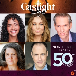 Cast Set for GASLIGHT at Northlight Theatre Photo