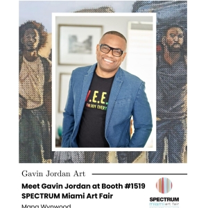 Gavin Jordan Unveils Hoping for Todays Tomorrow Masterpiece Series at Spectrum Miami Art F Photo