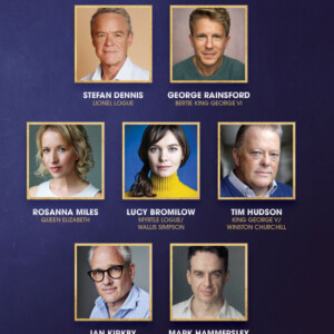 Cast Set For THE KING'S SPEECH UK Tour Photo