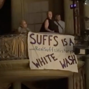  SUFFS Interrupted By Demonstrators Calling the Show A White Wash Photo