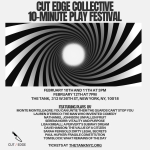 Cut Edge Collective Hosts Ten Minute Play Festival Photo