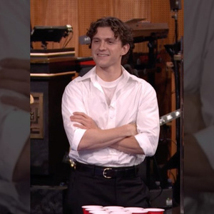 Tom Holland Plays Cyclops Beer Pong with Jimmy Fallon to Celebrate THE ODYSSEY