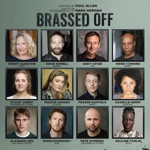 Full Cast Set for Amy Leach's BRASSED OFF at Leeds Playhouse Photo