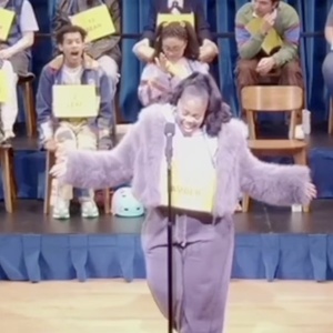 Video: Amber Riley Joins GLEE Co-Star Kevin McHale in SPELLING BEE Photo