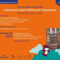 Presentarán Libro Con Los Trabajos Ganadores Del Premio Mario Molina De Literatura…
