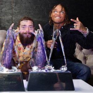 Post Malone and Swae Lee Make History With First-Ever RIAA Double-Diamond Single Photo