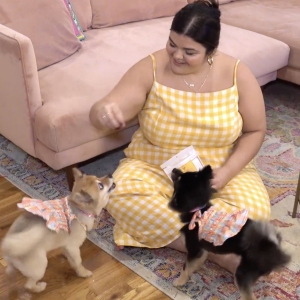 Video: MiMi Scardulla Cuddles Up with Her Broadway Pets, Gypsy & Baby Video