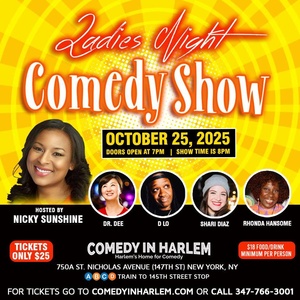 Rhonda Hansome Joins LADIES NIGHT COMEDY SHOW at  Comedy In Harlem Photo
