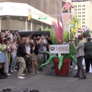 Video: LITTLE SHOP OF HORRORS Takes Over Times Square Video