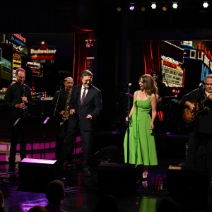 Video: Stephen Colbert Performs 'Off Broadway' with Rachael & Vilray on THE LATE SHOW Photo