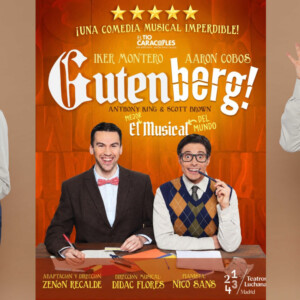 Aaron Cobos se incorpora a GUTENBERG! EL MUSICAL tras ganar el Premio Talía Photo