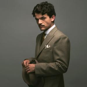 HERCULE First Look: Edward Bluemel as Poirot in BritBox Series Photo