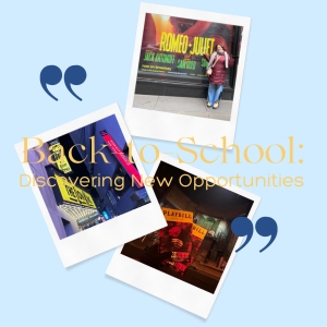 Student Blog: Back-to-School: Discovery & New Opportunities Photo