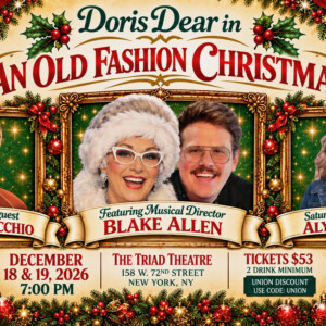 THE DORIS DEAR CHRISTMAS SPECIAL to Feature Nick Varricchio and Alyssa Click Photo