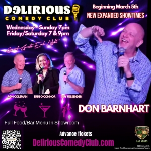 Delirious Comedy Club Launches Expanded Schedule With Early and Late-Night Shows