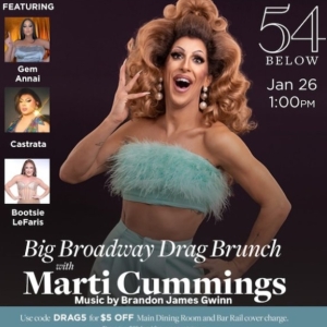 Big Broadway Drag Brunch  With Marti Gould Cummings Returns To 54 Below Photo