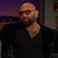 VIDEO: Dave Bautista Talks About Knowing Bear Grylls on THE LATE LATE SHOW Video
